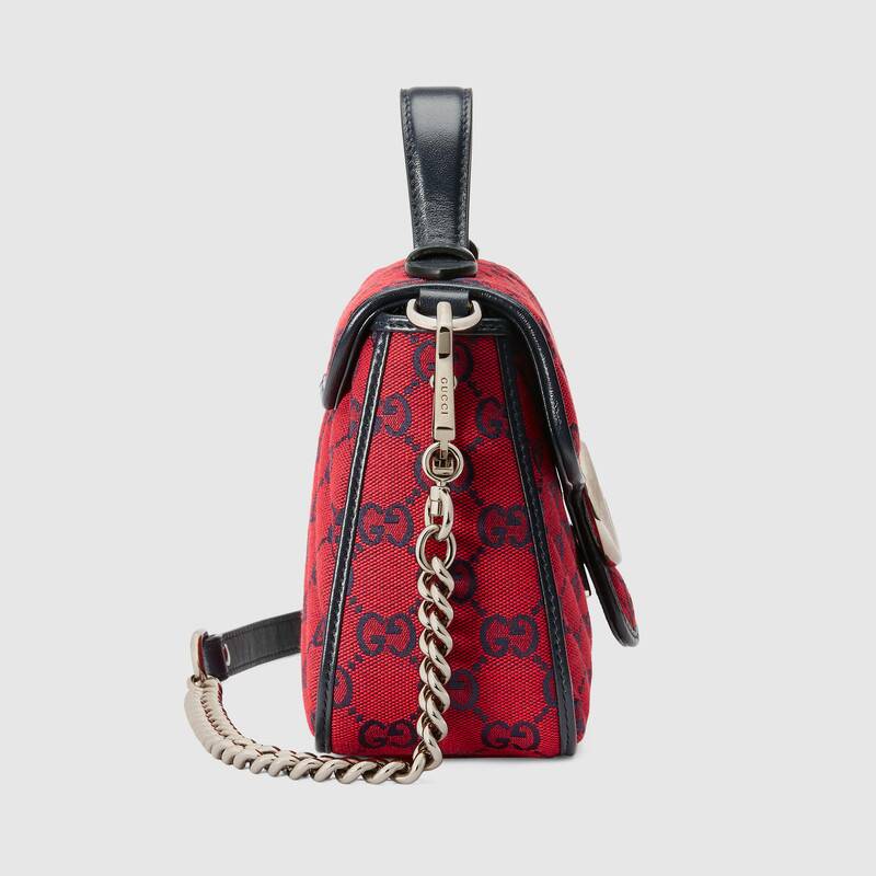 Gucci GG Marmont Mini Top Handle Bag Shoulder Bag 583571 Red